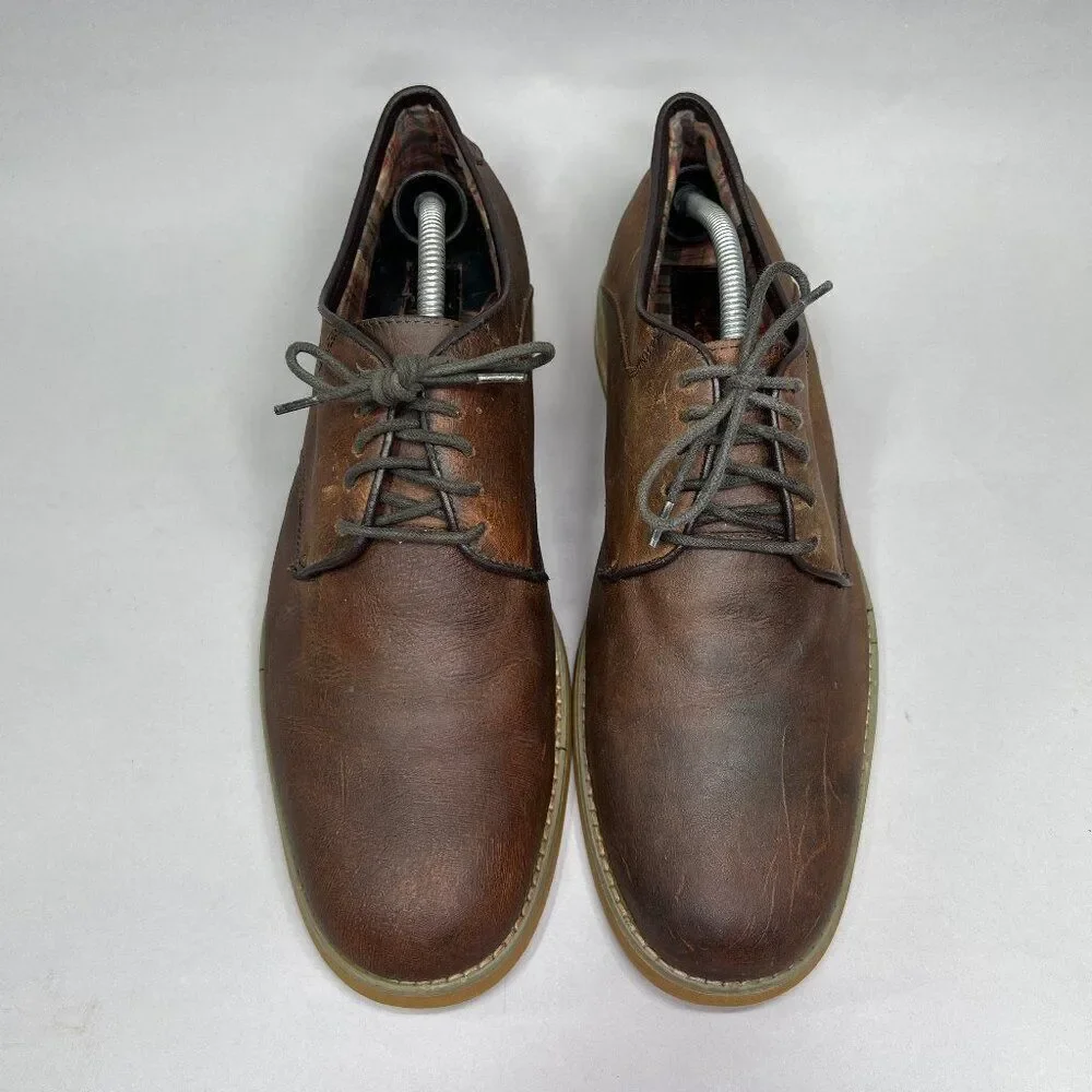 Bed Stu Men's Size 11‎ Luz Rustic Brown Leather Oxfords